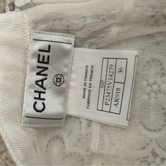 Chanel White Lace Skirt - Picture 4 of 5